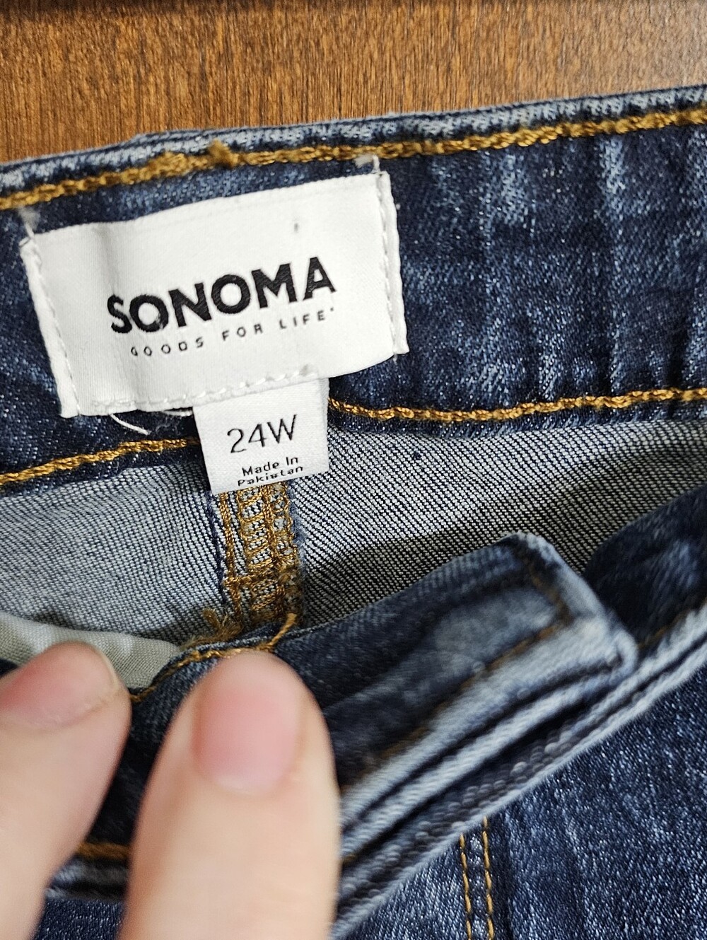 Sonoma Women's Sz 24w Straight Leg Jeans Nwt - Picture 4 of 6